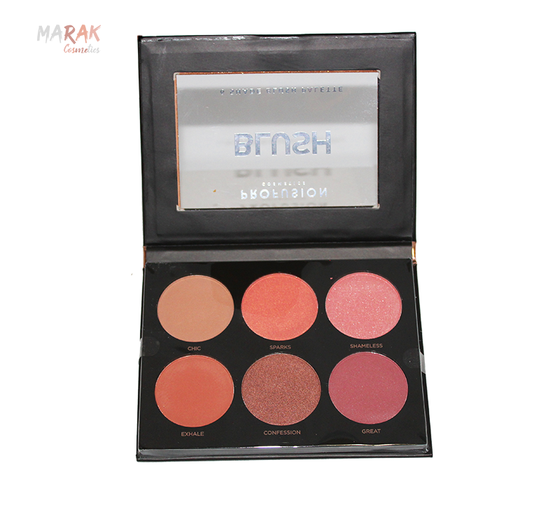 Paleta Profusión Rubores Marak Cosmetics